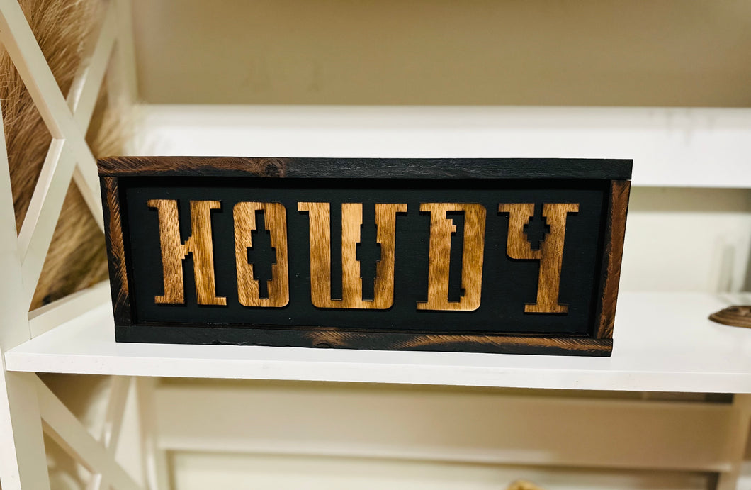 Howdy Western Decor