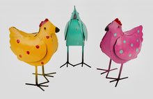 Load image into Gallery viewer, Metal Chicken Yard Art
