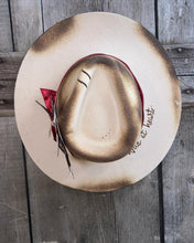 Load image into Gallery viewer, Wild at Heart Custom Burnt Hat
