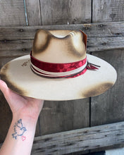 Load image into Gallery viewer, Wild at Heart Custom Burnt Hat
