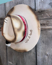 Load image into Gallery viewer, Wild at Heart Custom Burnt Hat
