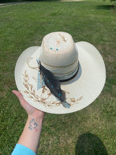 Load image into Gallery viewer, The Vinery Custom Straw Cowboy Hat
