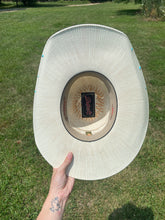 Load image into Gallery viewer, The Vinery Custom Straw Cowboy Hat

