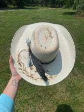 Load image into Gallery viewer, The Vinery Custom Straw Cowboy Hat
