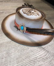 Load image into Gallery viewer, The Heathen Custom Burnt Hat
