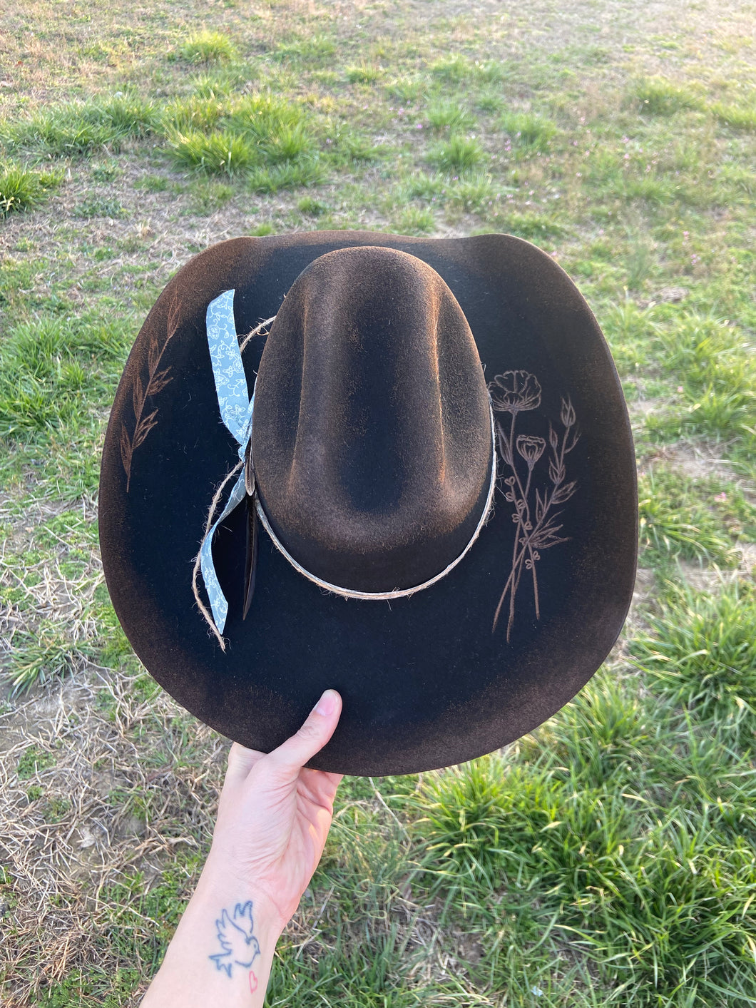 The Bryan Floral Cowgirl Hat