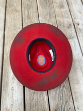 Load image into Gallery viewer, Red Distressed Custom Burnt Hat
