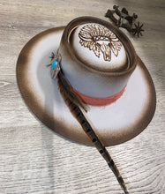 Load image into Gallery viewer, The Heathen Custom Burnt Hat
