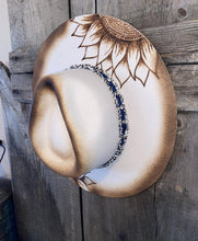 Load image into Gallery viewer, The Flower Garden Custom Burnt Hat
