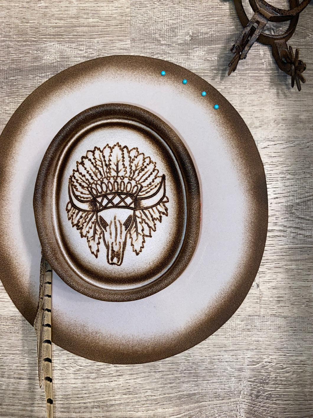 The Heathen Custom Burnt Hat